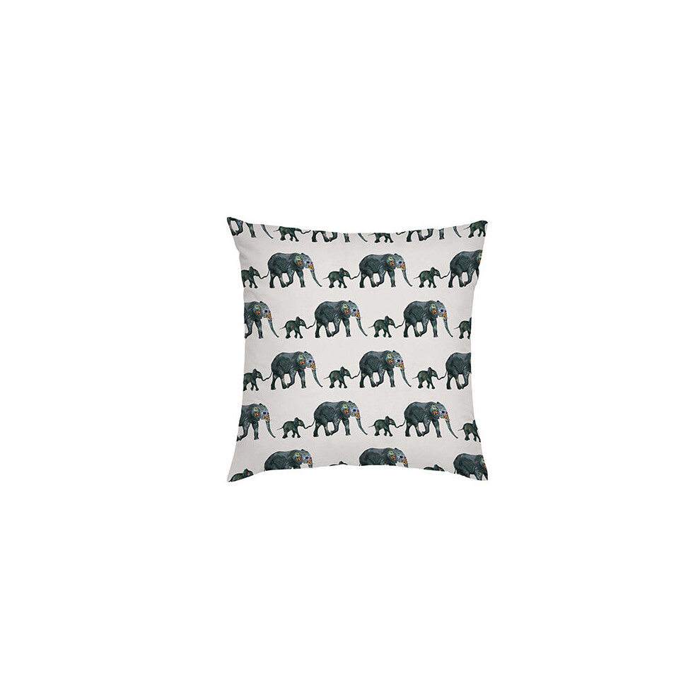 (Elephant D) Gardenista Indian Elephant Print Outdoor Cushion Covers Garden Patio Pillow Cases 45x45