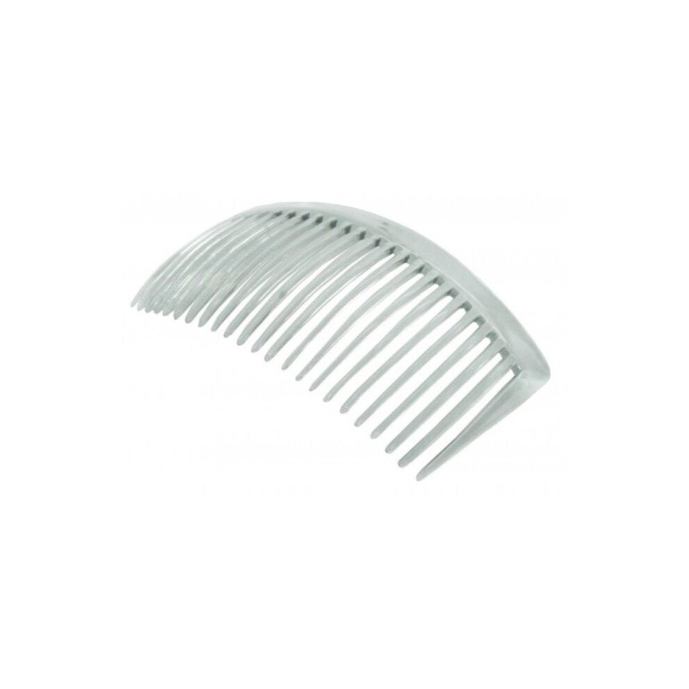 2 x Clear Large 90mm Side Combs / Hair Slides