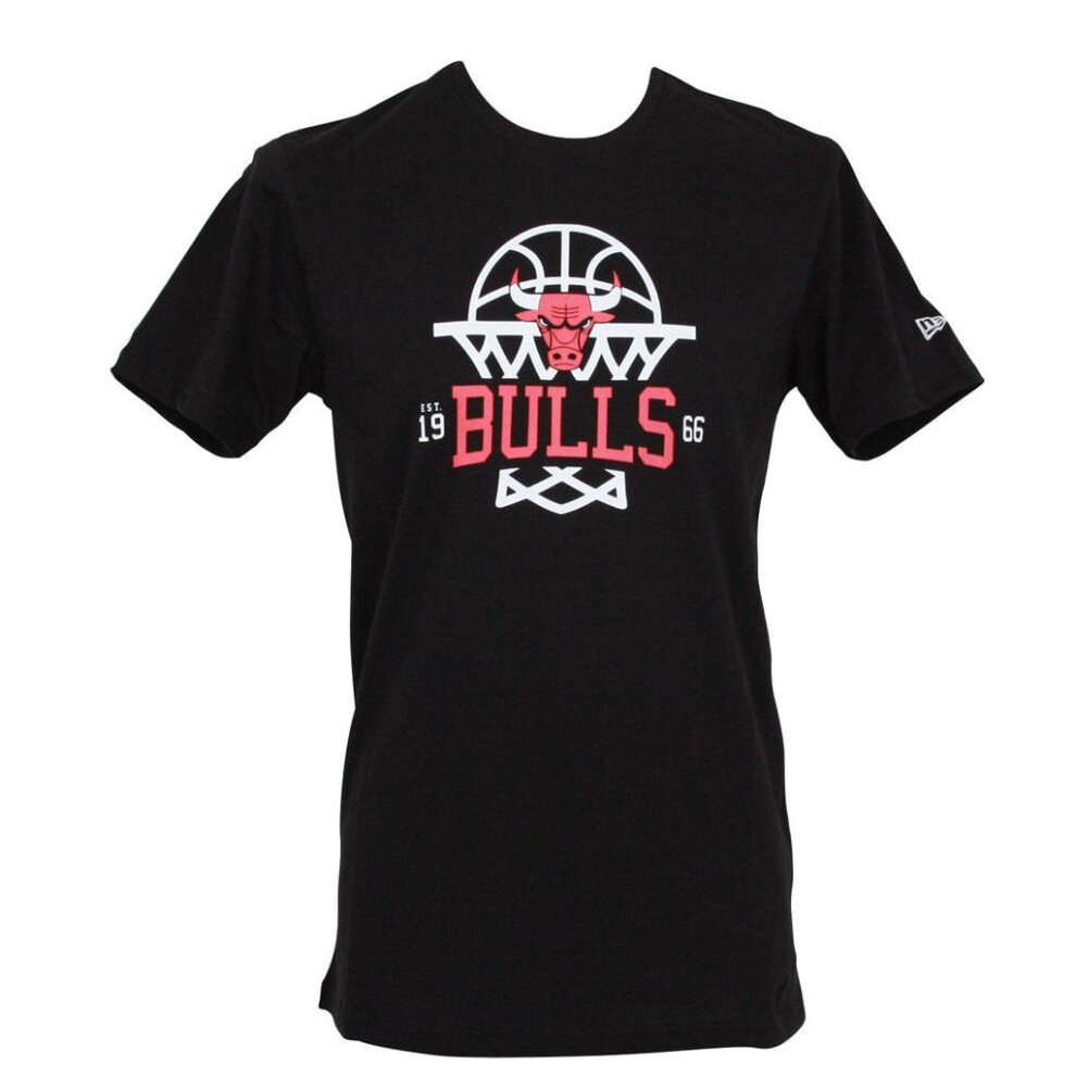 (M) New Era NBA League Net Logo T-Shirt ~ Chicago Bulls