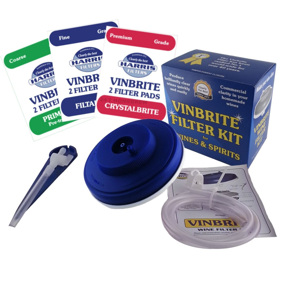 Wine Filter Harris Filters Vinbrite Mk3 Complete Kit incl. Pads