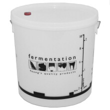 Youngs 10 Litre Fermentation Vessel Bucket - With Graduations + Lid Homebrew