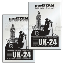 2x Puriferm UK-24 Turbo Yeast 24hr High Alcohol fermentaion