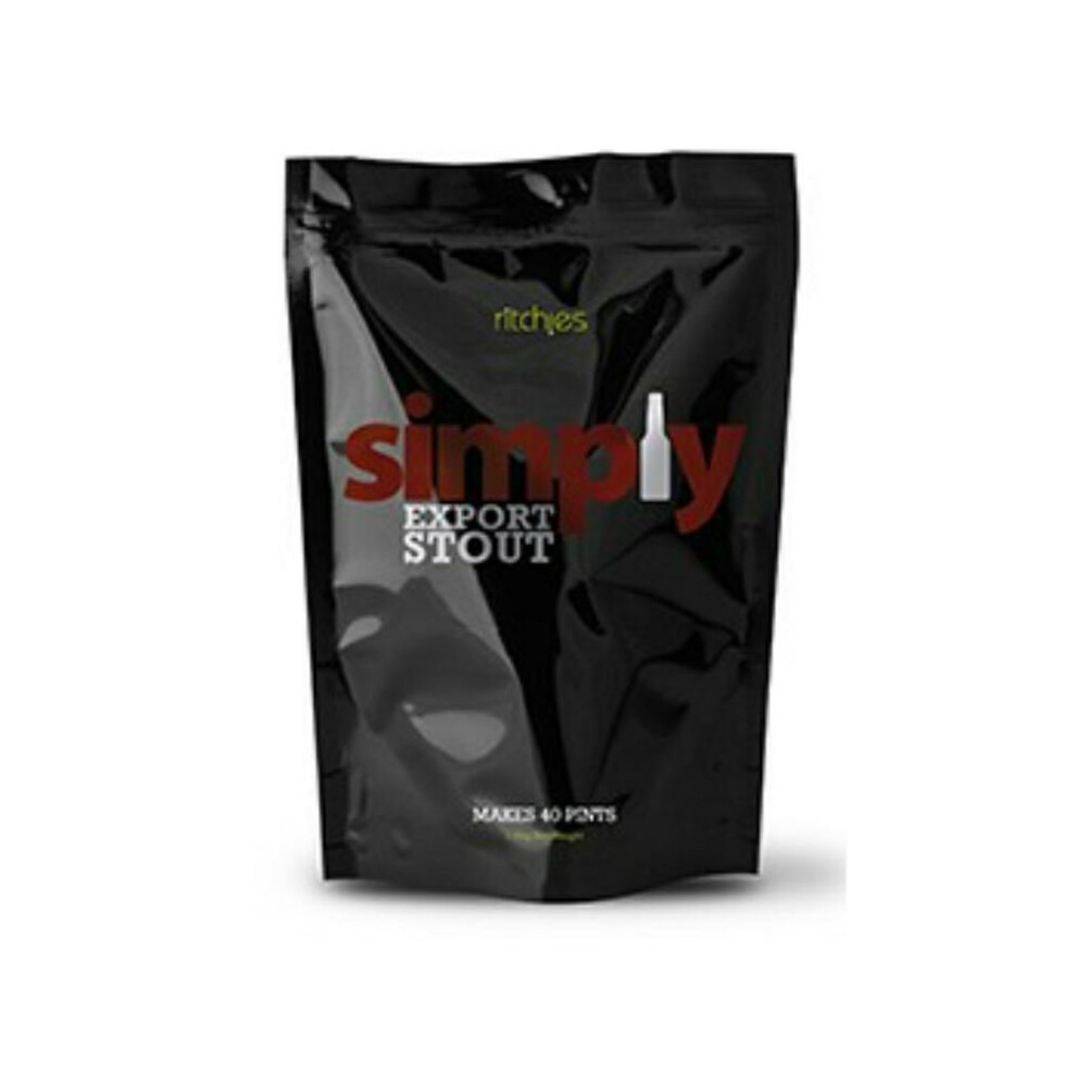 Simply Export Stout Beer Kit (40 Pint) 1.8kg - Homebrew