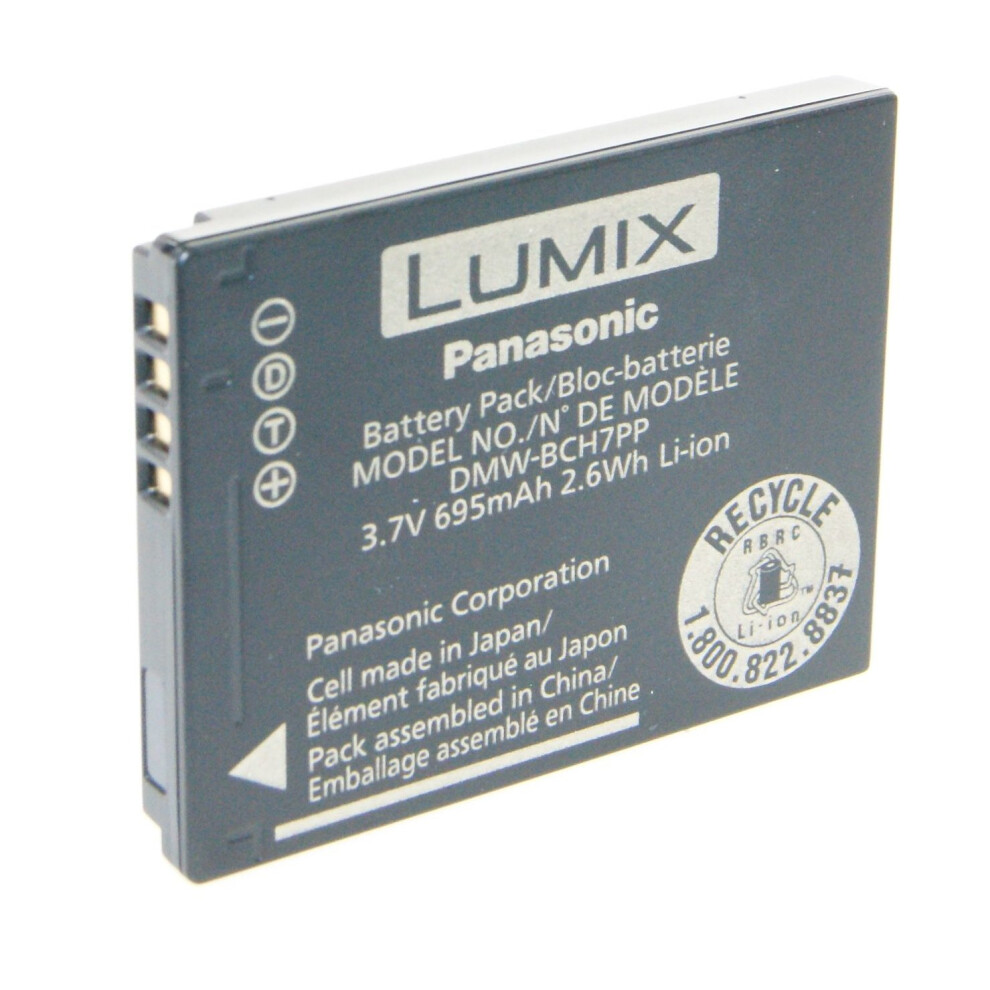 Panasonic Genuine Original Dmw-Bch7e Dmw-Bch7pp Battery For Lumix Dmc-Ft10 Ts10 Dmc-Fp3 Fp1 Fp-2