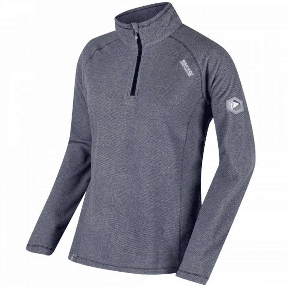(16 UK, Navy/White) Regatta Great Outdoors Womens/Ladies Montes Half Zip Fleece Top