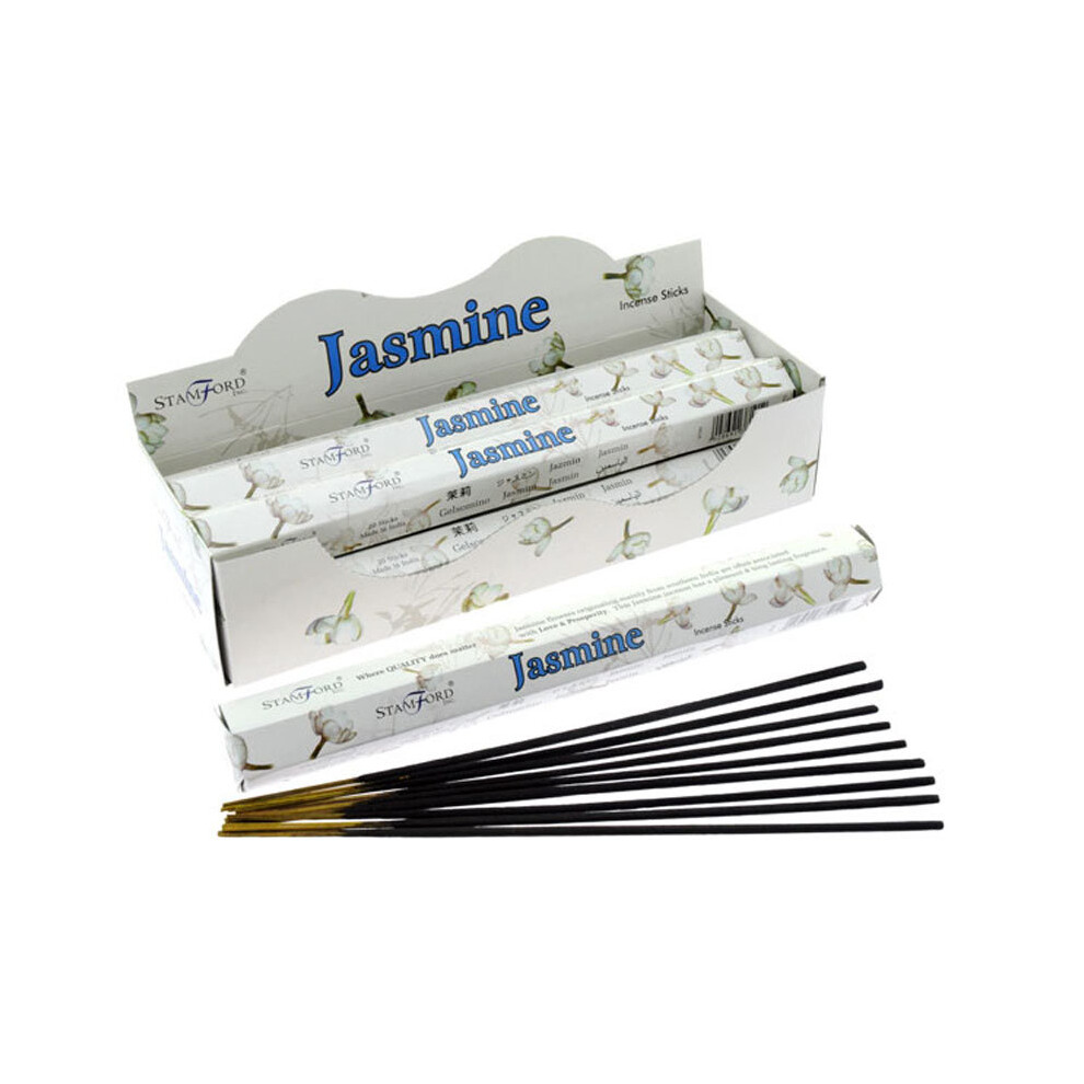 Stamford Hex Incense Sticks - Jasmine - Set of 6