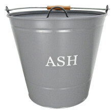 Manor Ash Bucket With Lid - Grey Large