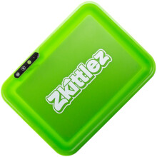 Zkittlez Green LED Glow Rolling Tray by Glow Tray - 6h Battery, USB-C, Limited Edition