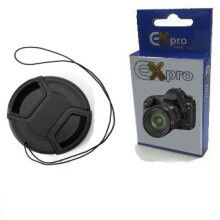 Ex-Pro 55mm Snap-on Clip on Lens Cap for Nikon Canon Panasonic Sony Camera More