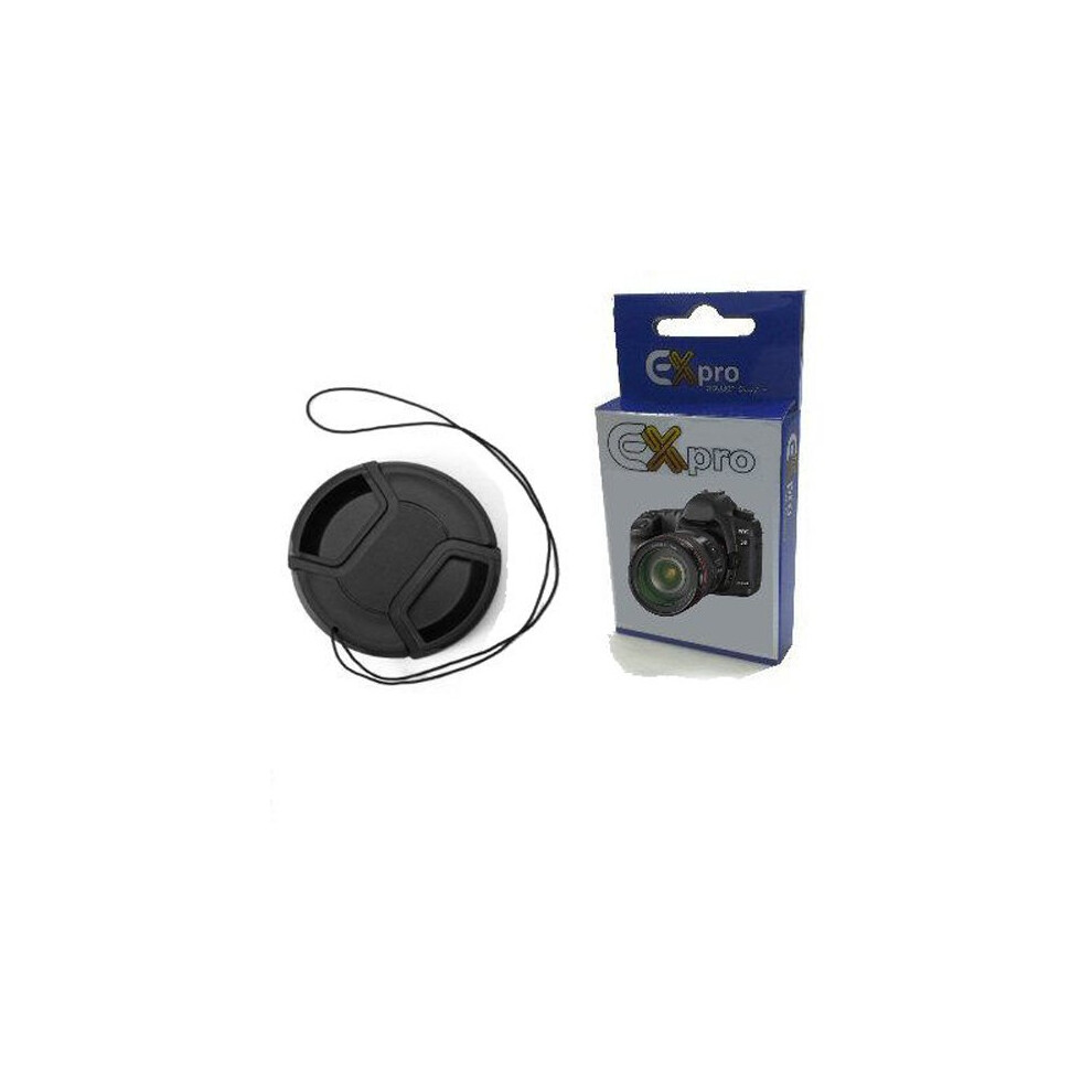 Ex-Pro 55mm Snap-on Clip on Lens Cap for Nikon Canon Panasonic Sony Camera More