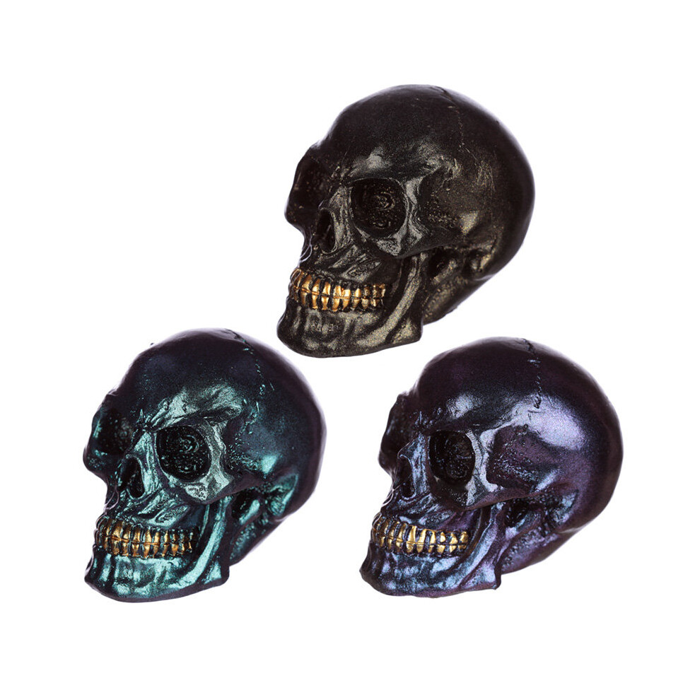 Puckator Gothic Iridescent Skull Ornament