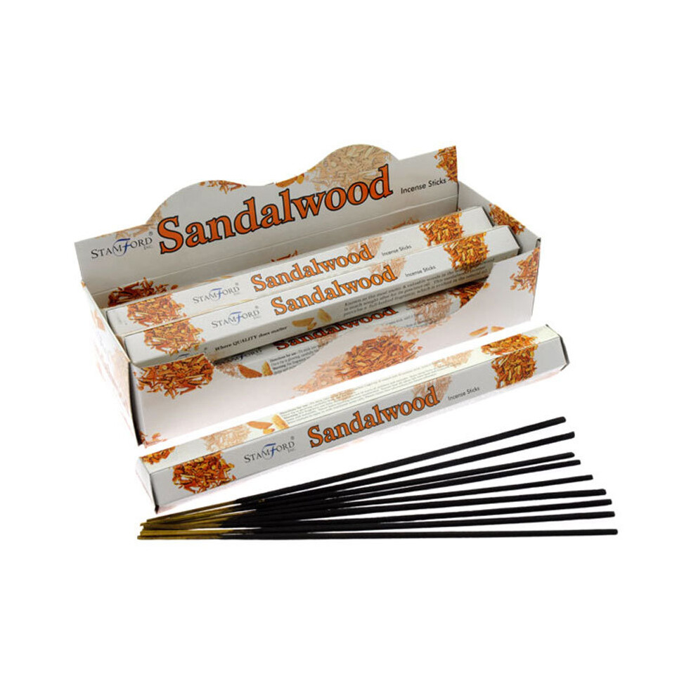 Stamford Hex Incense Sticks - Sandalwood - Set of 6