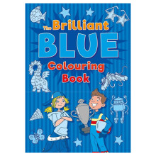The Brilliant Blue Colouring Book
