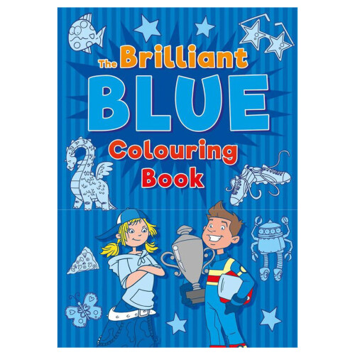 The Brilliant Blue Colouring Book