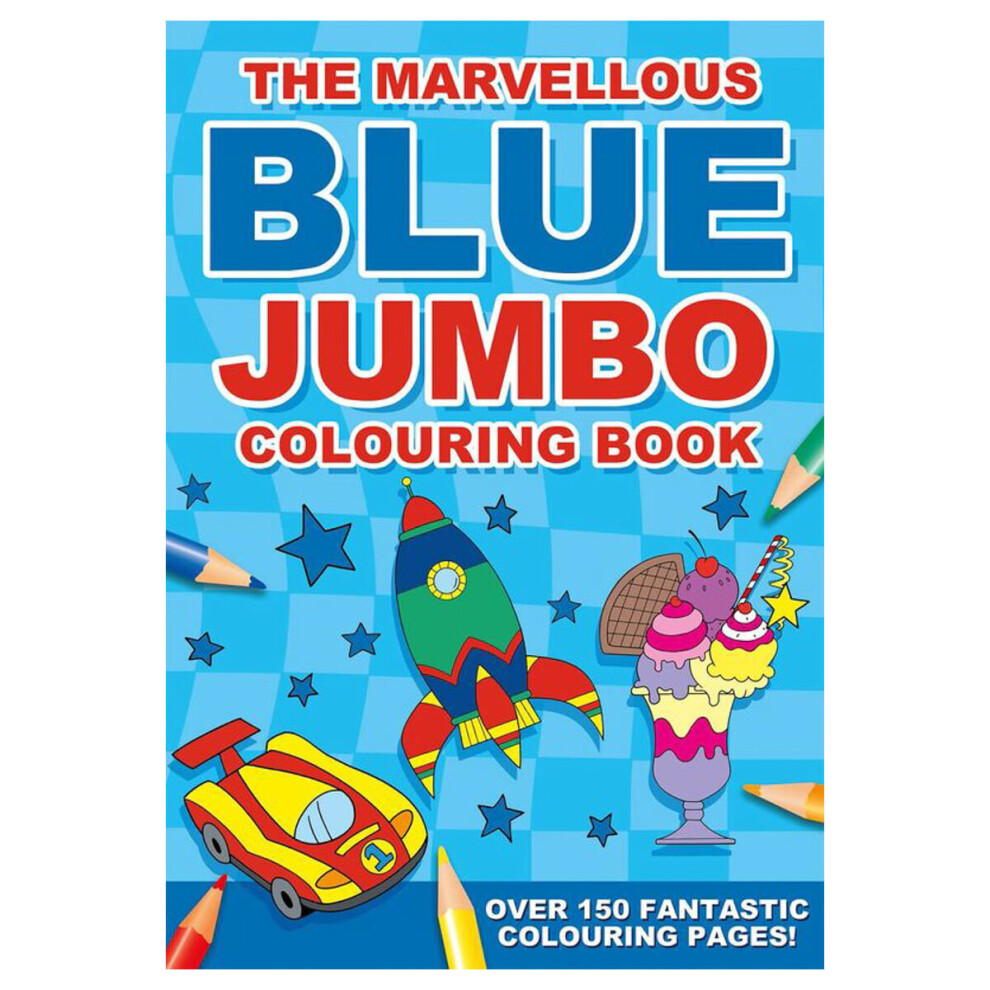 The Marvellous Blue Jumbo Colouring Book