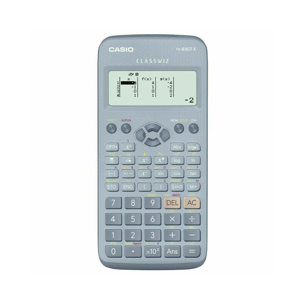 Casio GCSE Scientific Calculator with 276 Functions?Auto Power-Off?Blue?FX83GTX