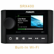Fusion SRX400 Apollo Marine Zone Stereo w/ Built-In Wi-Fi?AM/FM/Blueto