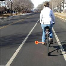 Oxford Bike/Cycle/Bicycle Safety Flag?Fold Out Safety Reflector?590-RE831?Red