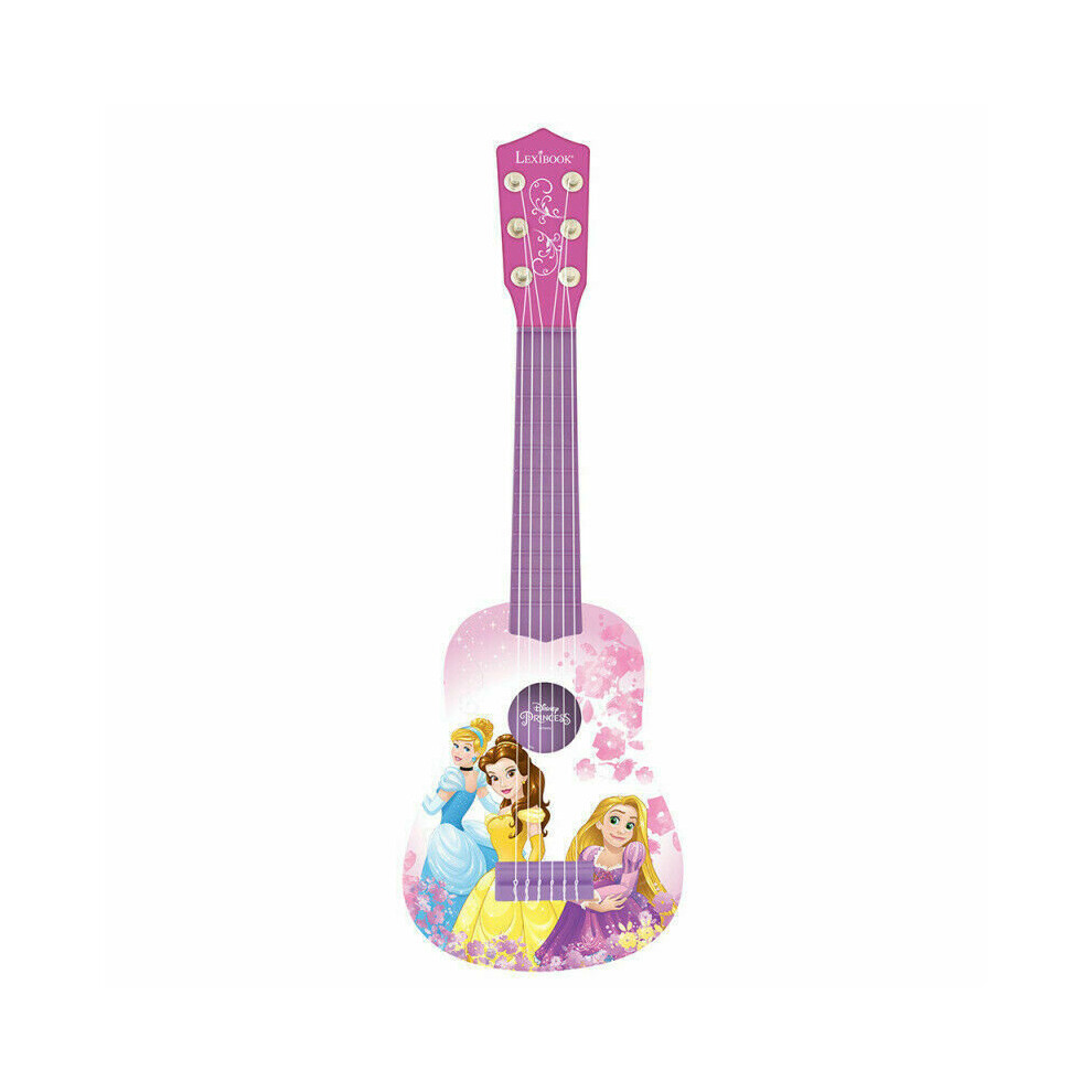 Lexibook K200DP Kid's Disney Princess My First Guitar?6 Nylon String?Pink/Purple