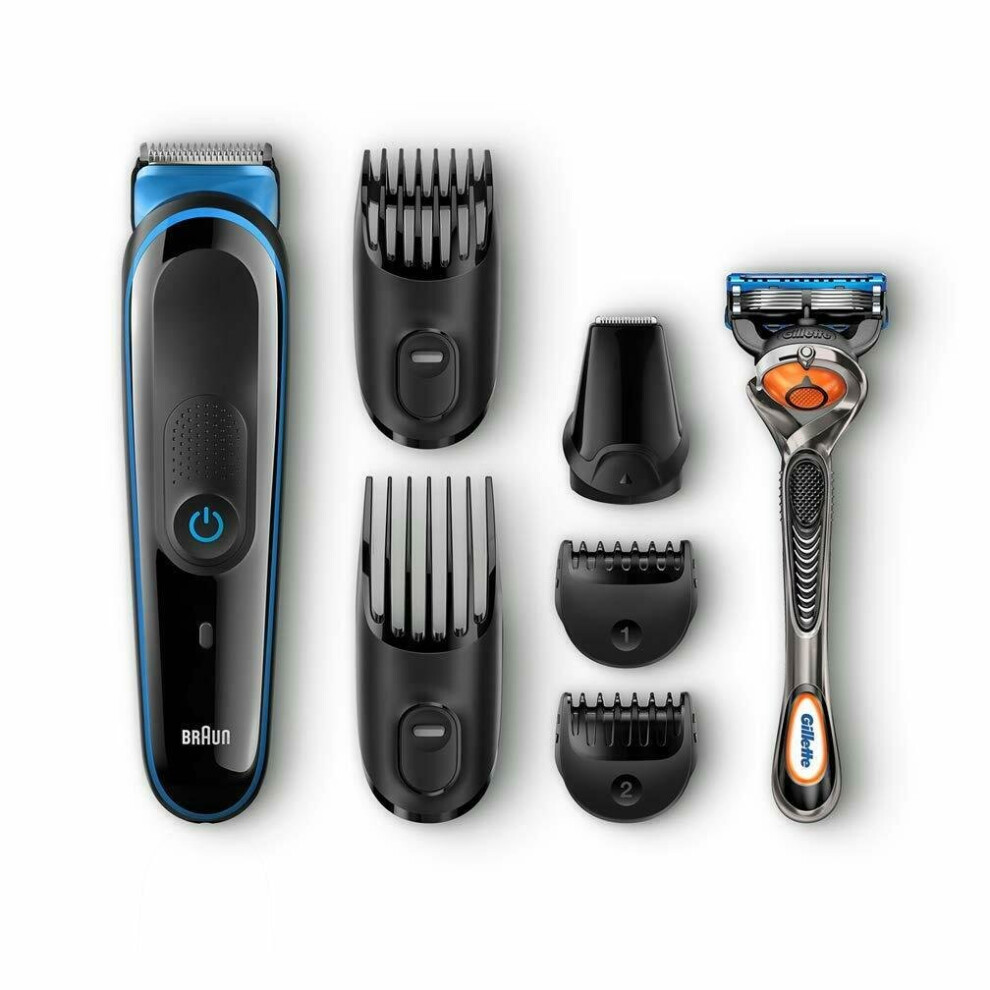 Braun MGK3045 Men's 7-In-1 Beard & Hair Trimmer | Multi Grooming Kit