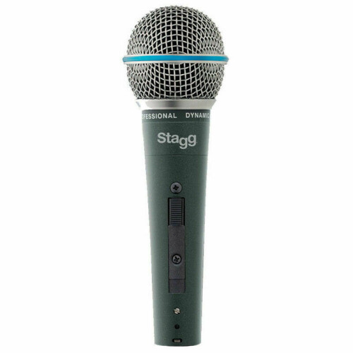 Stagg Professional Cardioid Dynamic Microphone?Vocal & Instrumental Use?Black