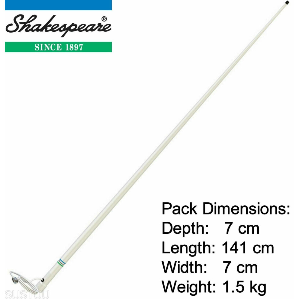 Shakespeare 426-N V-Tronix Fibreglass 1.2m VHF Marine Antenna & PL-259 Connector
