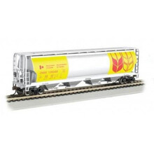 Bachmann BAC19136 Ho Scale Cylindrical Grain Hopper-Government of Canada, Red