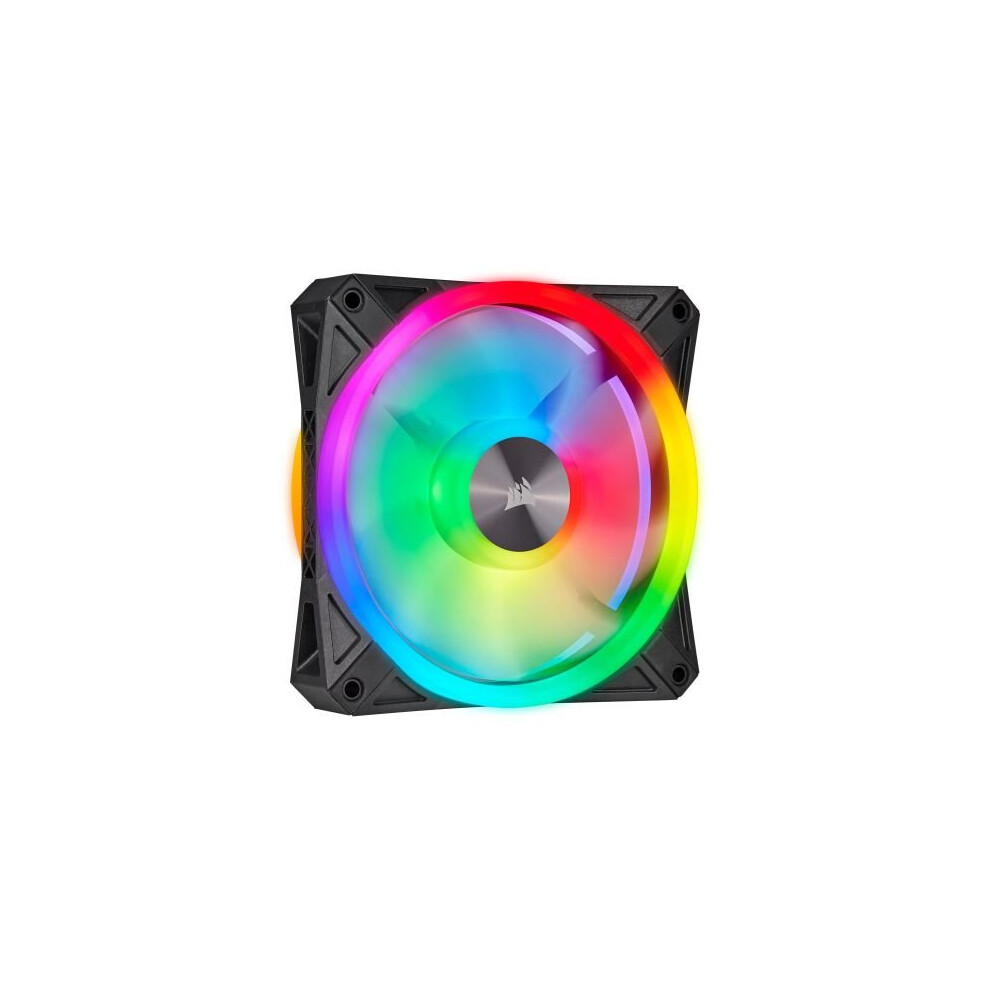 Corsair Icue Ql120 12Cm Pwm Rgb Case Fan 34 Argb Leds Hydraulic Bearing Lig CO-9050097-WW