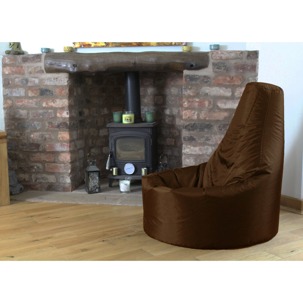 Brown Maxibean Large Gaming Bean Bag Recliner Adult Gaming Chair on OnBuy