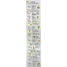 Natural First Aid Remedies Chart by Liz Cook