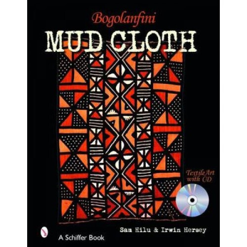 Bogolanfini Mud Cloth Textile Art with CD by Sam Hilu