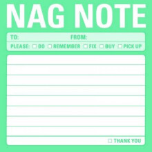 Knock Knock Nag Note Sticky Notes by Created by Knock Knock