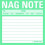 Knock Knock Nag Note Sticky Notes by Created by Knock Knock 1