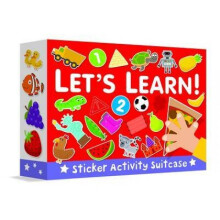 Sticker Activity Suitcase Lets Learn by Illustrated by Fitz Hammond