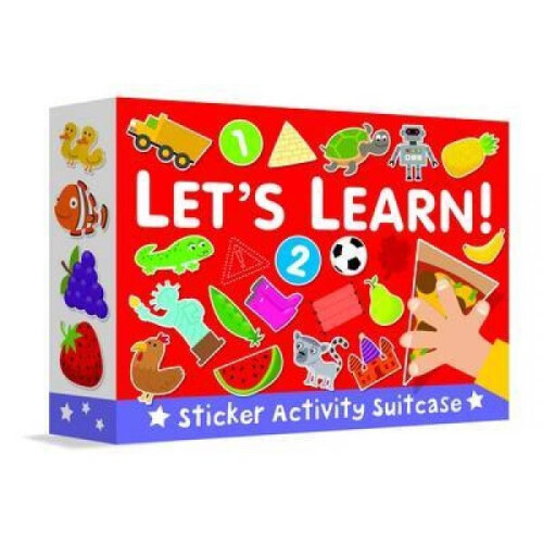 Sticker Activity Suitcase  Lets Learn by Illustrated by Fitz Hammond