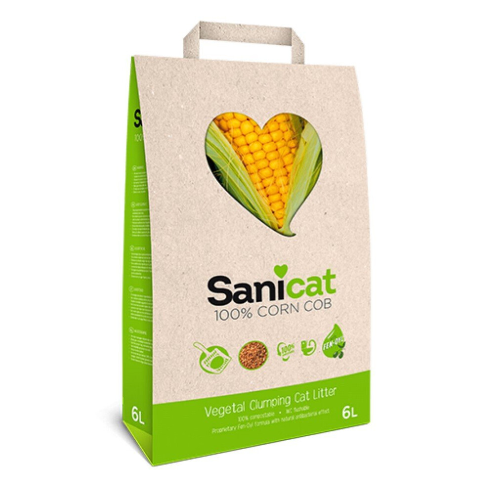 Sanicat Light Corn Clumping Cat Litter