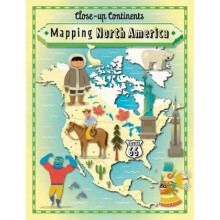 Closeup Continents Mapping North America by Paul Rockett