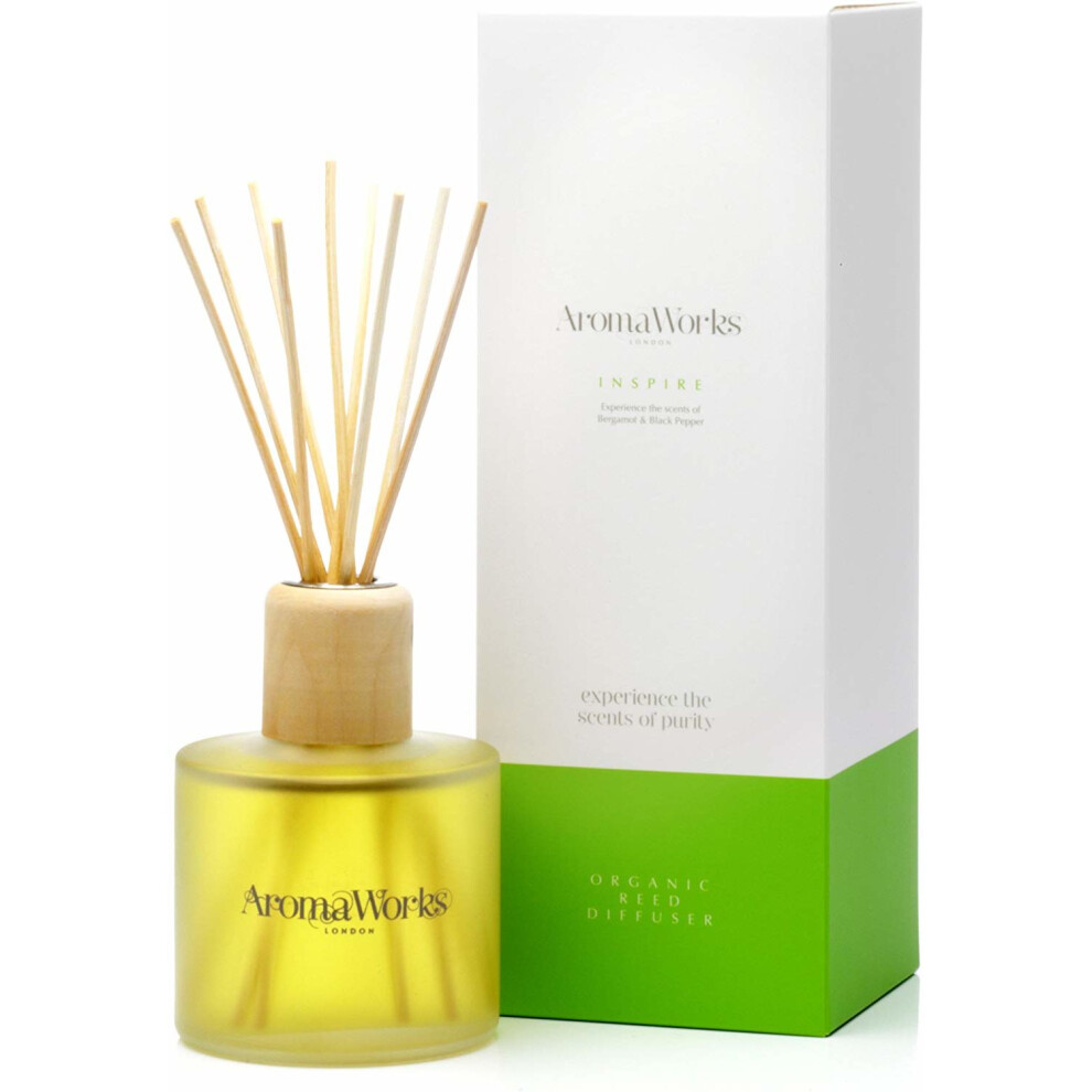 Aromaworks Inspire Reed Diffuser Black