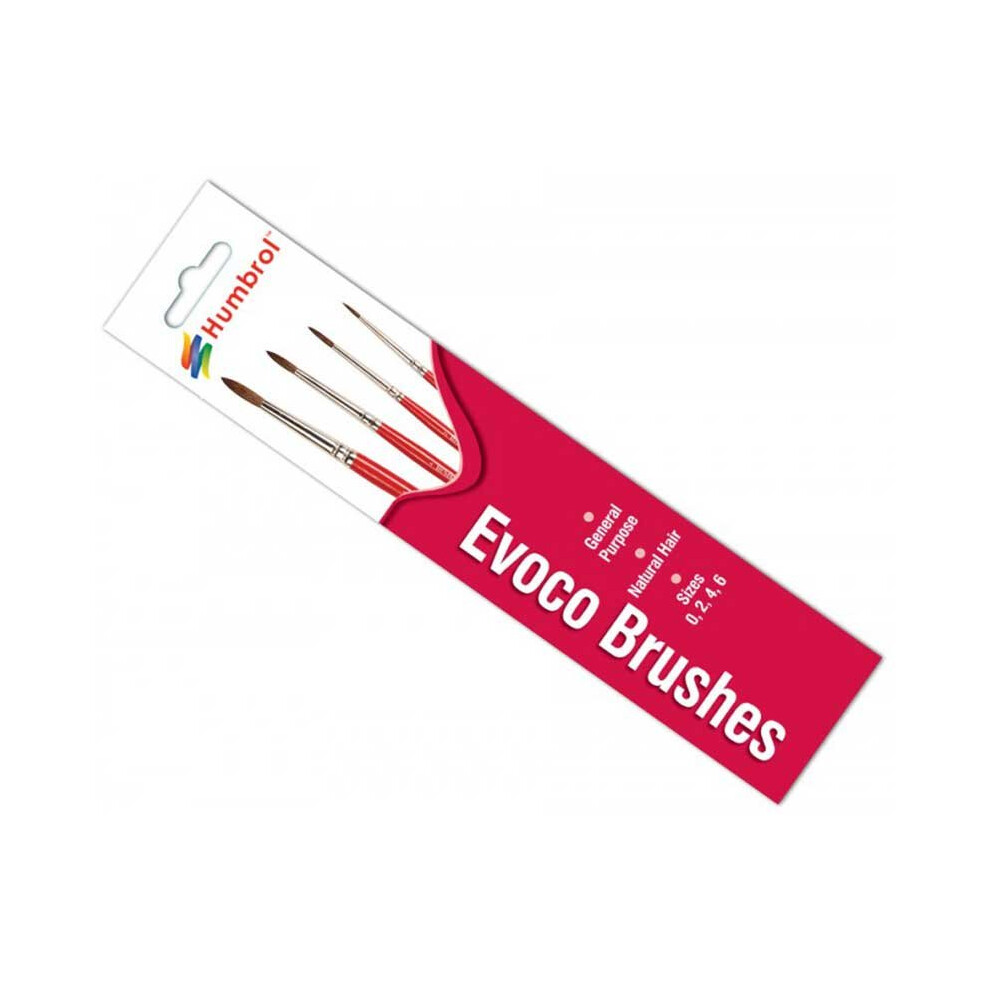 Evoco Brush Pack 0-2-4-6 Humbrol AG4150