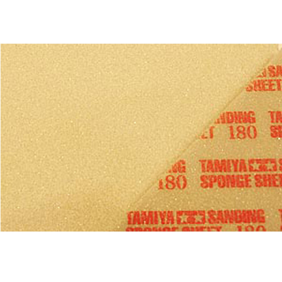 Sanding Sponge Sheet 180 Grit Tamiya 87161