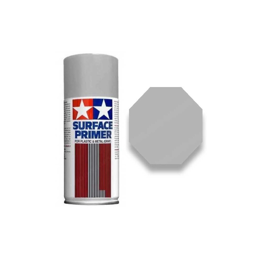 180ml Grey Fine Surface Primer L Tamiya 87064