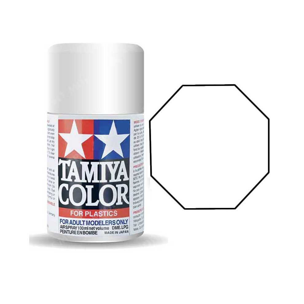 100ml TS-7 Racing White Spray Can Tamiya 85007