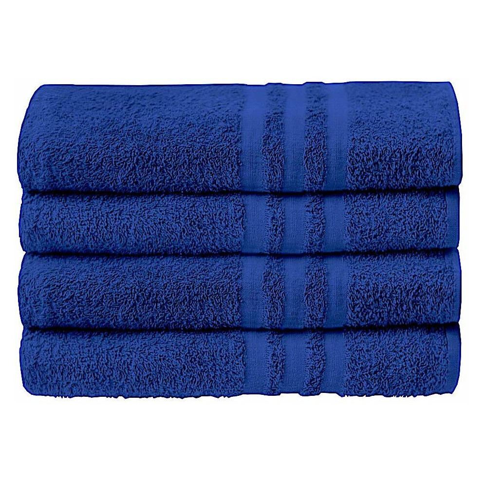 (Blue, Pack Of 2) Pack of 2 or 4 Big Large Jumbo Bath Sheets Towels Soft Cotton Prime Egyptian Bale Sets-image-OPC-P5J6VVB-NEW