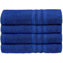 (Blue, Pack of 4) Pack of 2 or 4 Big Large Jumbo Bath Sheets Towels Soft Cotton Prime Egyptian Bale Sets