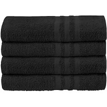 (Black, Pack Of 2) Pack of 2 or 4 Big Large Jumbo Bath Sheets Towels Soft Cotton Prime Egyptian Bale Sets