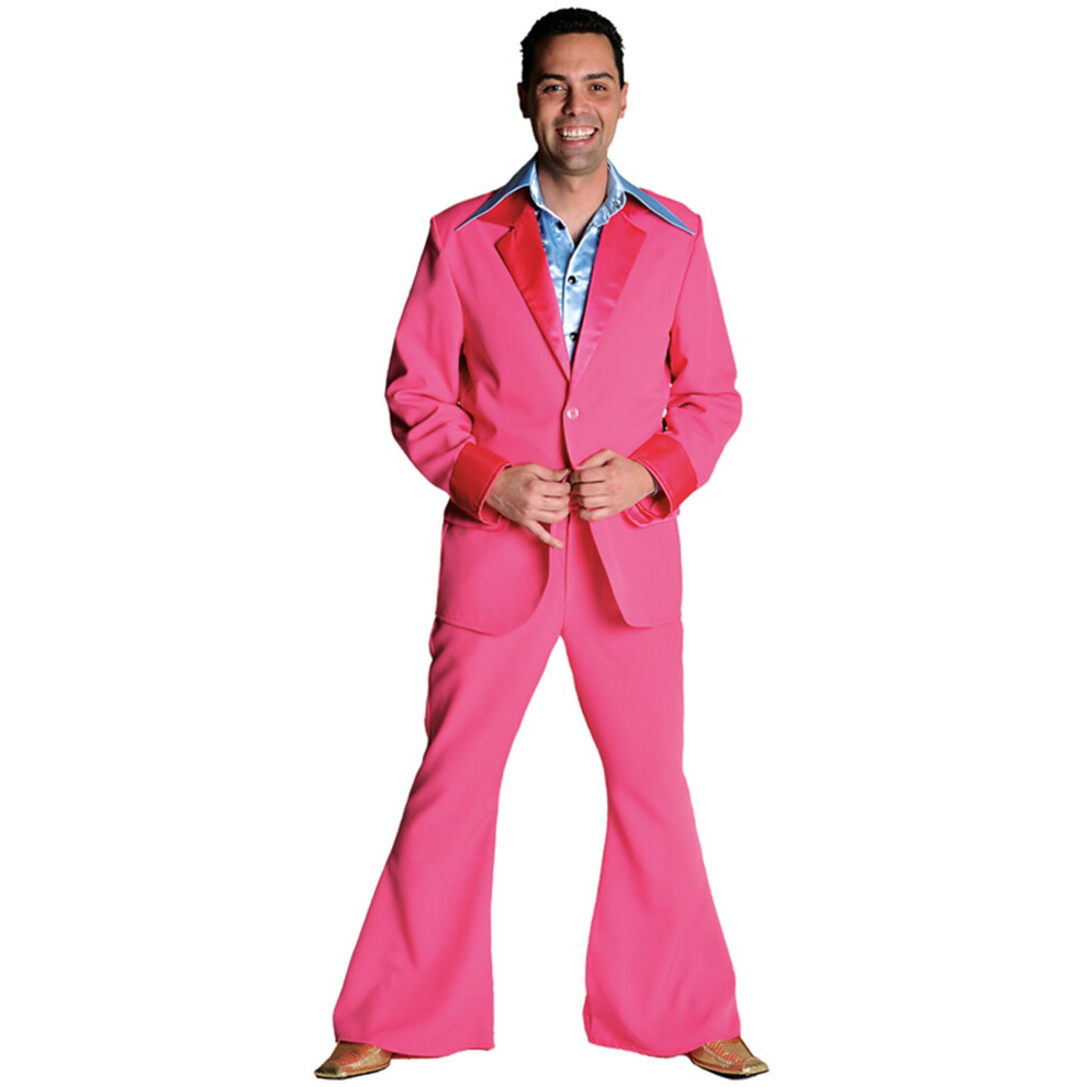 Photos - Fancy Dress (L) 70's Pink Pimp Suit