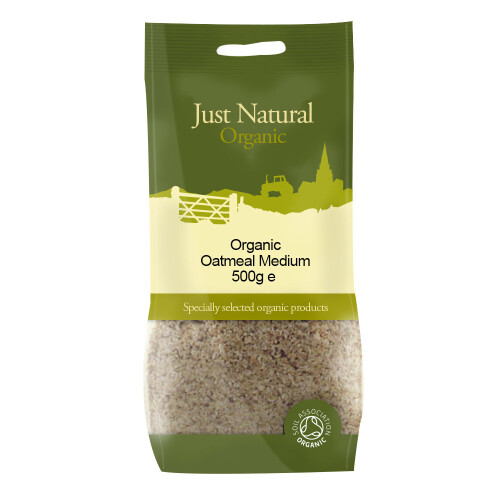 Oatmeal Medium 500g, Organic (Just Natural Organic)
