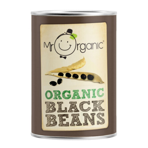 Black Beans, Organic 400g (Mr Organic)