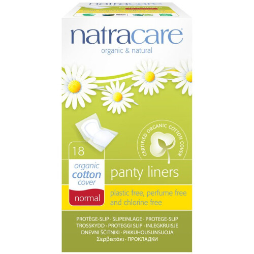 Natracare, Protège-slips, Couverture Coton Bio, Normal, 18 Protège-slips