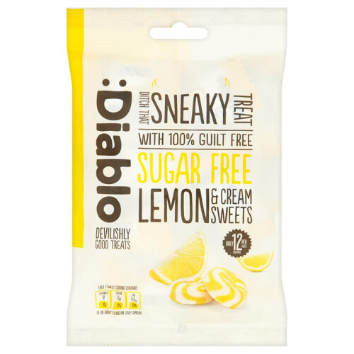 Lemon & Cream Sweets 75g (Diablo)